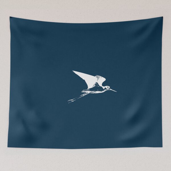 Item preview,  Black Necked Stilt White Design  designed and sold by designsasstultd.