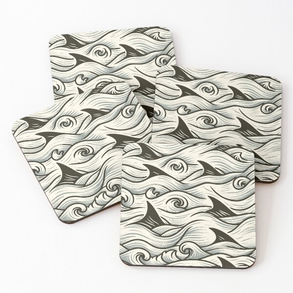 Item preview, Whales Serenity Swirls: Nautical Waves adventure Illustration designed and sold by toobel.