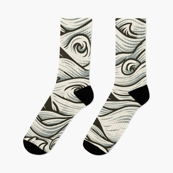 Item preview, Whales Serenity Swirls: Nautical Waves adventure Illustration designed and sold by toobel.