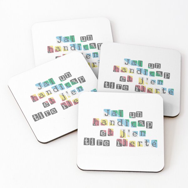Item preview, Jai un handicap et j'en tire fierté designed and sold by Becky-Marie.