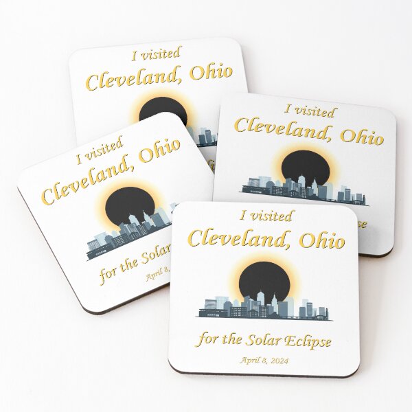 Item preview, 2024 Eclipse Souvenir - Cleveland - Blue  designed and sold by CeratopsArt.