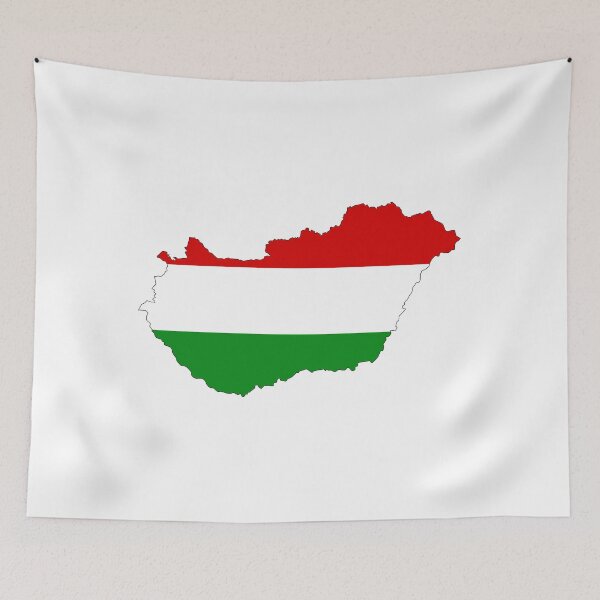 Item preview, hungary flag map designed and sold by tony4urban.