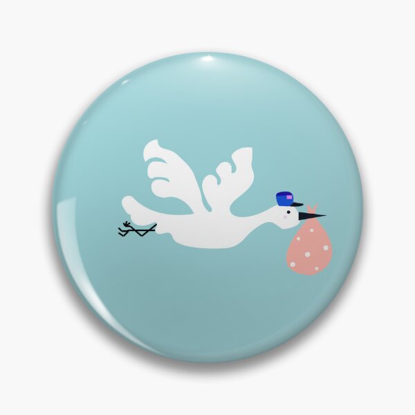 Item preview, The Beloved Baby Delivery Bird Stork Vector Art  designed and sold by AtonuHaque.