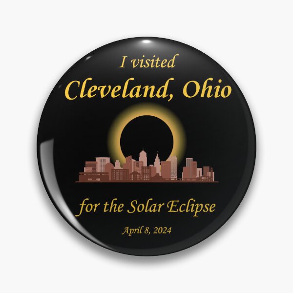Item preview, 2024 Eclipse Souvenir - Cleveland - Red designed and sold by CeratopsArt.