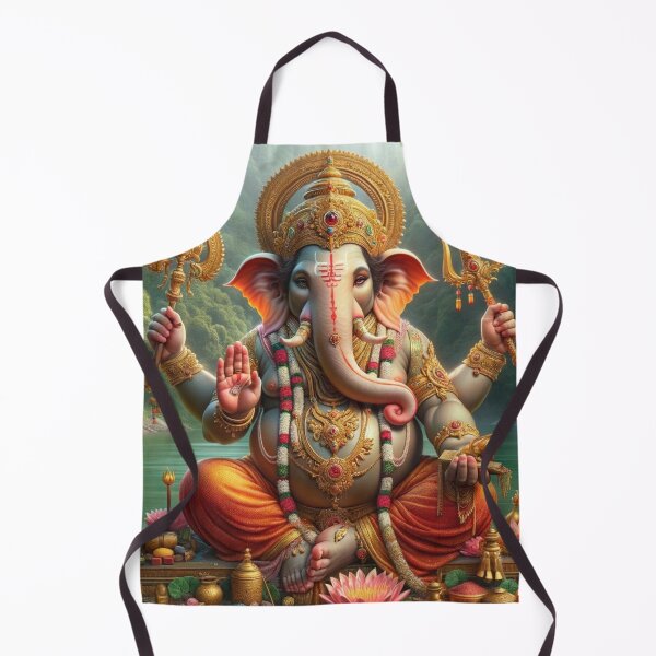 Item preview, Divine Lord Ganesha: Om Gam Ganapataye Namaha designed and sold by Spirit47.