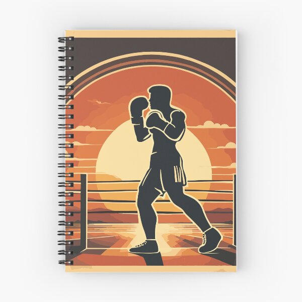 Item preview, Retro Vintage sunset Boxing designed and sold by FluxAuraTees.