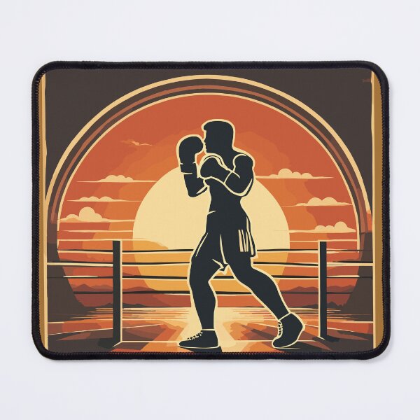 Item preview, Retro Vintage sunset Boxing designed and sold by FluxAuraTees.