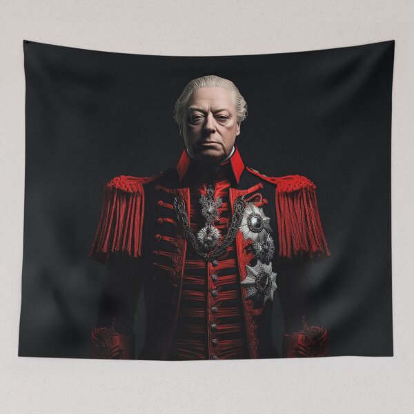 Item preview, King George III | Red minimalism designed and sold by ComicsFactory.