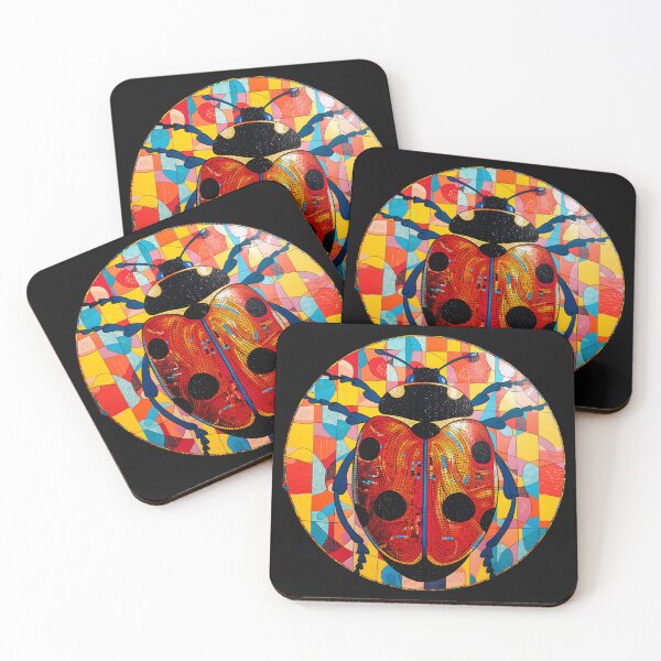 Item preview, Abstract Elegance: Ladybug's Intrigue designed and sold by AI-Only Creations.