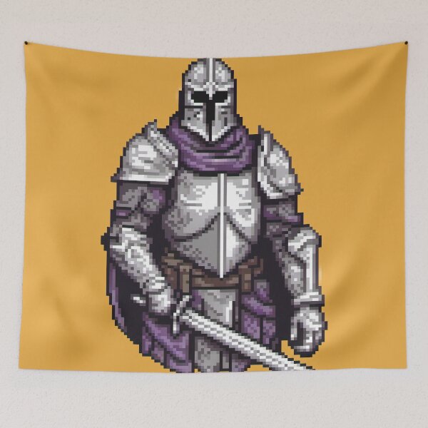Item preview, Pixel Paladin Valor designed and sold by Pixelartshirt.