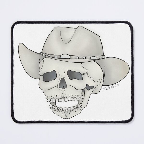 Item preview, cowboy skull designed and sold by tieflingthief.