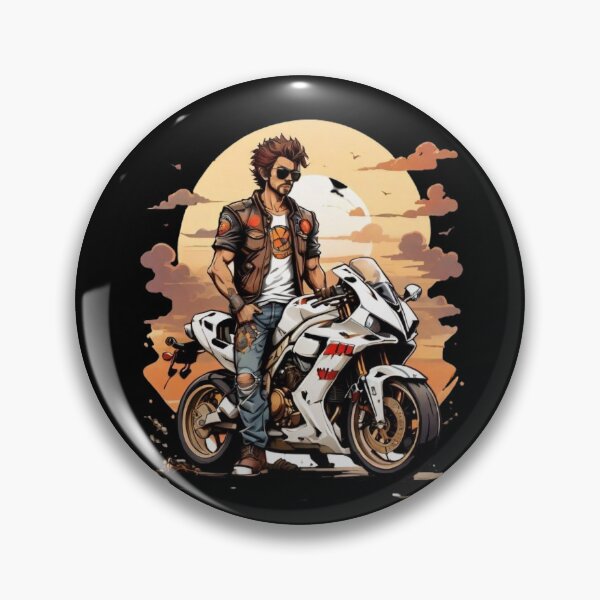 Item preview, Yamaha YZF-R3 motorcycle print with a Retro style. designed and sold by Skinkast.