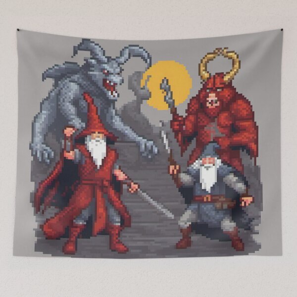 Item preview, Mythic Pixel Standoff designed and sold by Pixelartshirt.