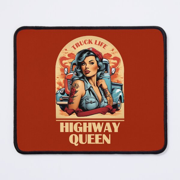 Item preview, Highway Queen - Graphic Design For Trucking Girls designed and sold by TMBTM.