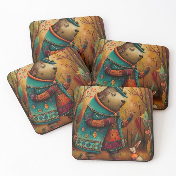 Item preview, Forest Fables: A Bear and Rabbit's Autumnal Tale designed and sold by Moisky Art.