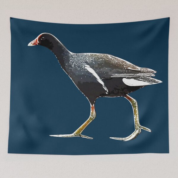 Item preview, Common Gallinule White Alternate Design  designed and sold by designsasstultd.