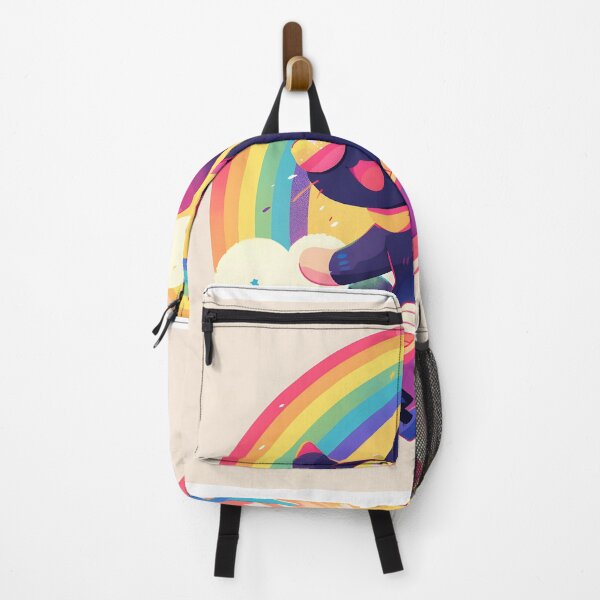 Item preview, Rainbow Skateboard Cat designed and sold by CoolMantras.