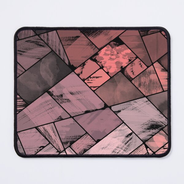 Aperçu de l'œuvre Géode mauve foncé, mosaïque de vitraux créée et vendue par NoaaDesign.