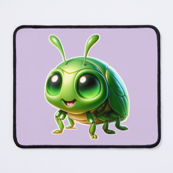 Item preview, Cute June Bug Beetle with Big Eyes ( Cotinis nitida ) designed and sold by CritterManiaUK.