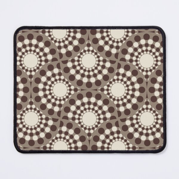 Item preview, Chocolate Drops Night Swim and Molasses Dot Mandala Fans designed and sold by Triplicate Limited.