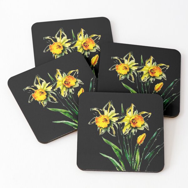 Item preview, The Flowers Narcissus black designed and sold by Helios Be. Lavsh.