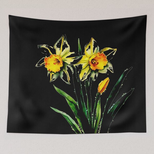 Item preview, The Flowers Narcissus black designed and sold by Helios Be. Lavsh.