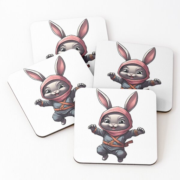 Item preview, Elektra, the Ninja Bunny designed and sold by Lhdigitaldesign.