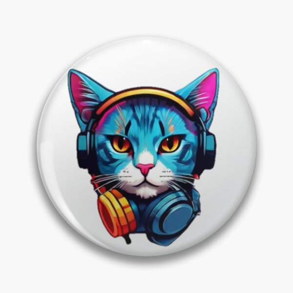 Item preview, CAT with HEADPHONE designed and sold by YounexxART.