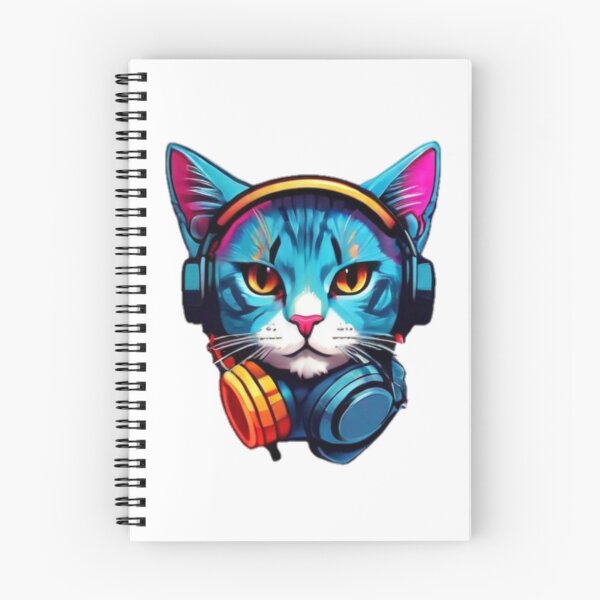 Item preview, CAT with HEADPHONE designed and sold by YounexxART.
