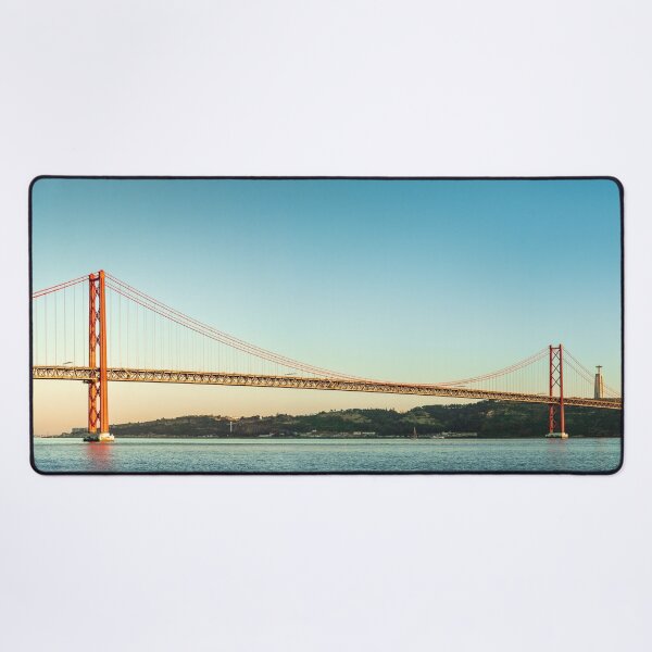 Item preview, Panoramic view of red bridge over the Tejo River in Lisbon, Portugal designed and sold by jpferreiraphoto.