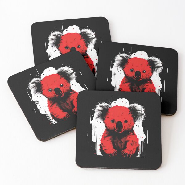 Item preview, Koala | Red minimalism designed and sold by ComicsFactory.