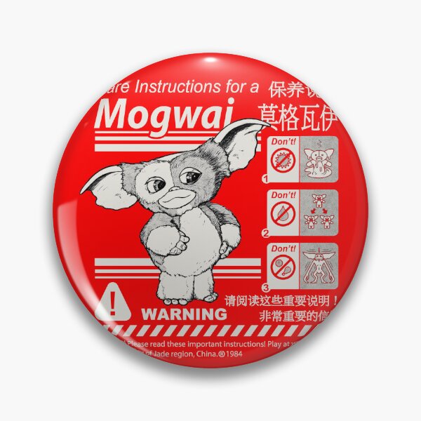 Item preview, Gremlins Gizmo Warning Label Dks designed and sold by Alema Art.