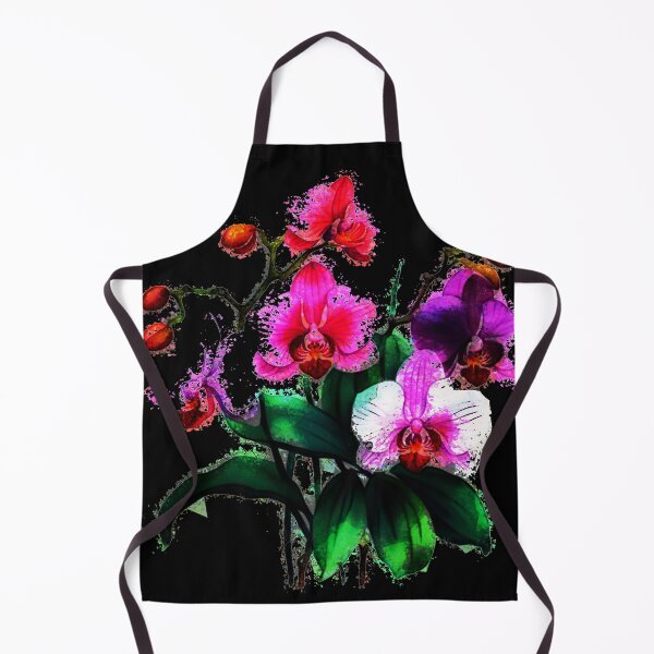 Item preview,  The Flowers Orchids Black designed and sold by Helios Be. Lavsh.