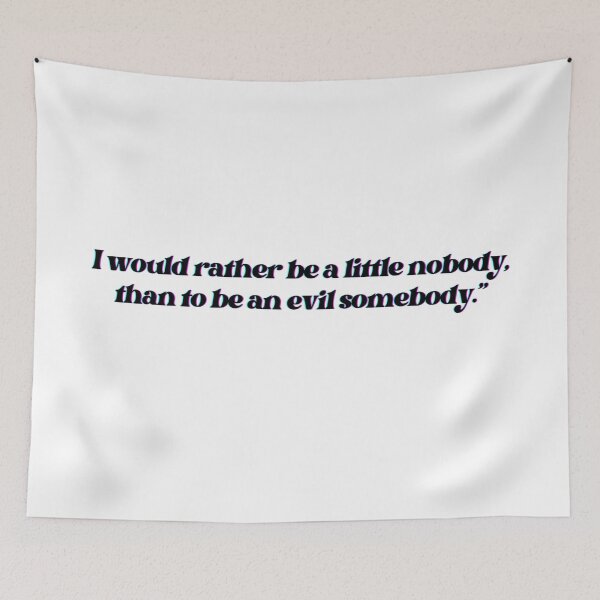 Item preview,  Abraham Lincoln Quote Nobody Somebody, Typography Color Glitch designed and sold by WatermelonPink.