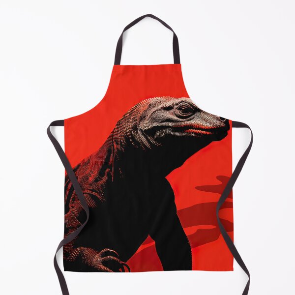 Item preview, Komodo dragon | Red minimalism designed and sold by ComicsFactory.