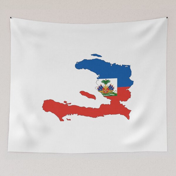 Item preview, haiti flag map designed and sold by tony4urban.