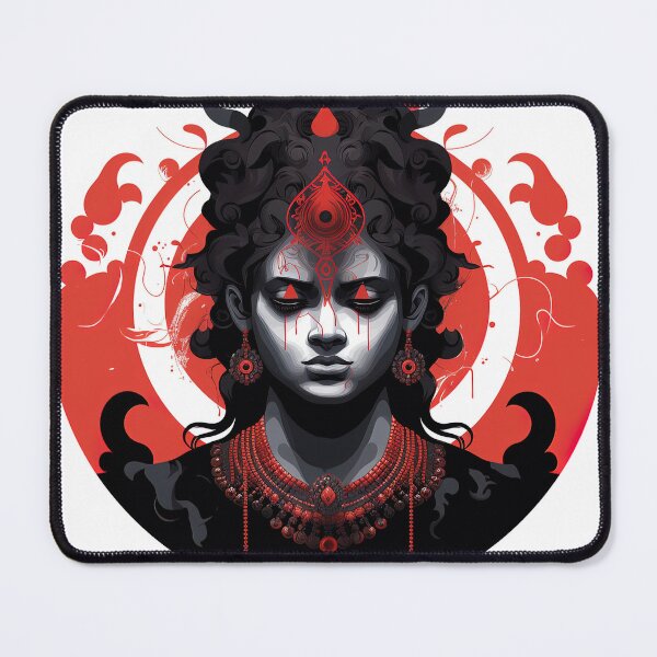 Item preview, Krishna | Red minimalism designed and sold by ComicsFactory.