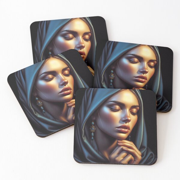 Item preview, Contemplative Grace: A Portrait in Shadow and Light designed and sold by Vitalka-uk.