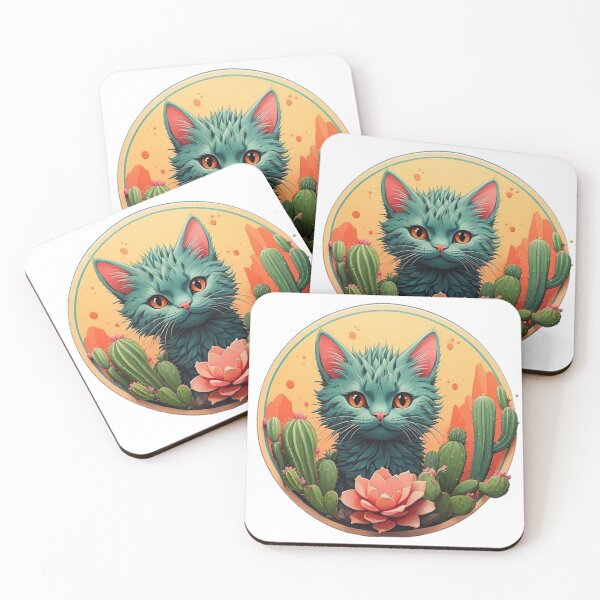 Item preview, Cactus Cat designed and sold by YounexxART.
