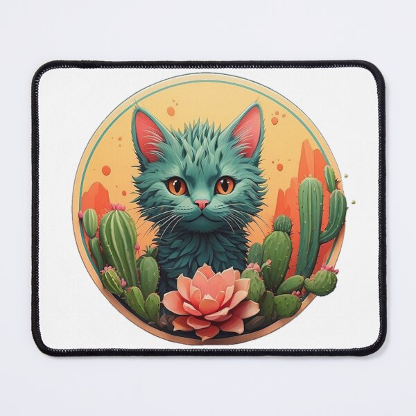 Item preview, Cactus Cat designed and sold by YounexxART.