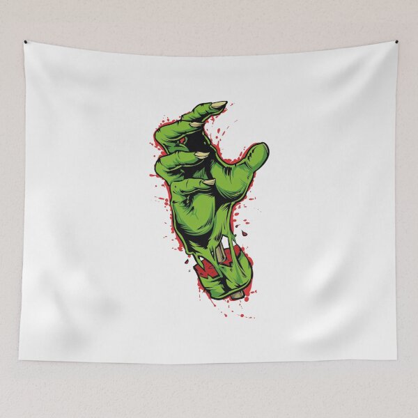 Item preview, Gruesome Illustration: Zombie's Severed Bloody Hand designed and sold by OpsDesing.