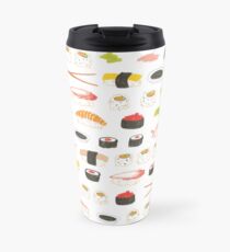 Sweet Sushi Pattern Travel Mug