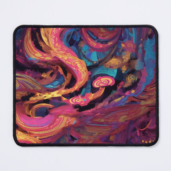 Item preview, Whirlwind of Hues: Abstract Swirls and Vivid Patterns designed and sold by ArtComixHaven.