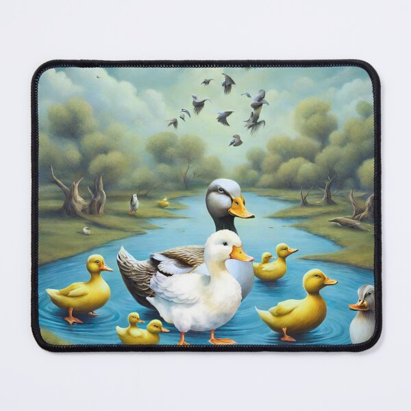 Item preview, Mallard and ducklings- lake- wildlife designed and sold by Modern-Tropical.