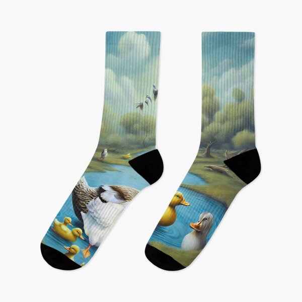 Item preview, Mallard and ducklings- lake- wildlife designed and sold by Modern-Tropical.