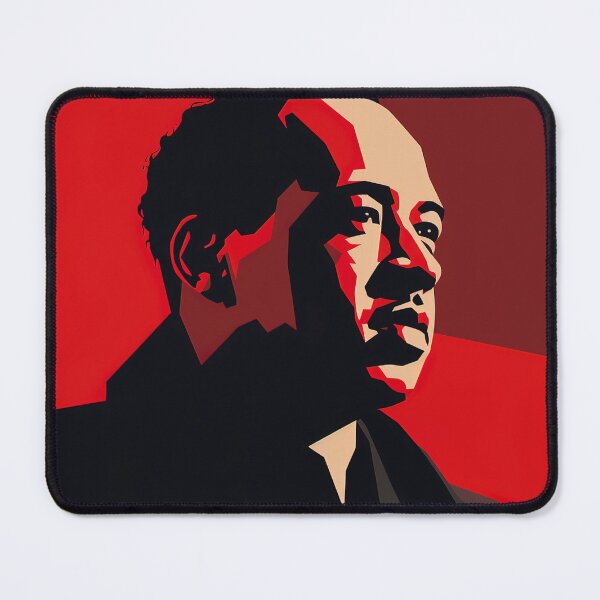 Item preview, Langston Hughes | Red minimalism designed and sold by ComicsFactory.