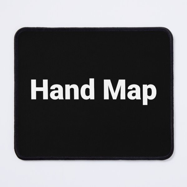 Item preview, Hand Map designed and sold by Text-based T-Shirts and Gifts.