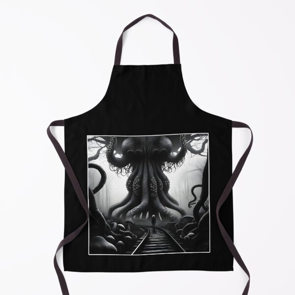 Item preview, Sinister Journey Black and White Train Tracks Octopus Tree designed and sold by Beachy.