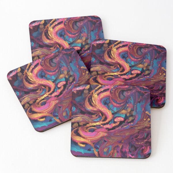 Item preview, Whirlwind of Hues: Abstract Swirls and Vivid Patterns designed and sold by ArtComixHaven.