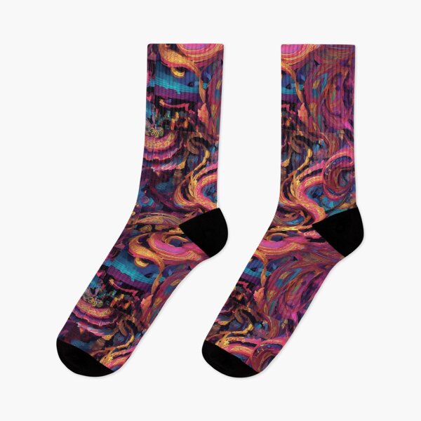 Item preview, Whirlwind of Hues: Abstract Swirls and Vivid Patterns designed and sold by ArtComixHaven.